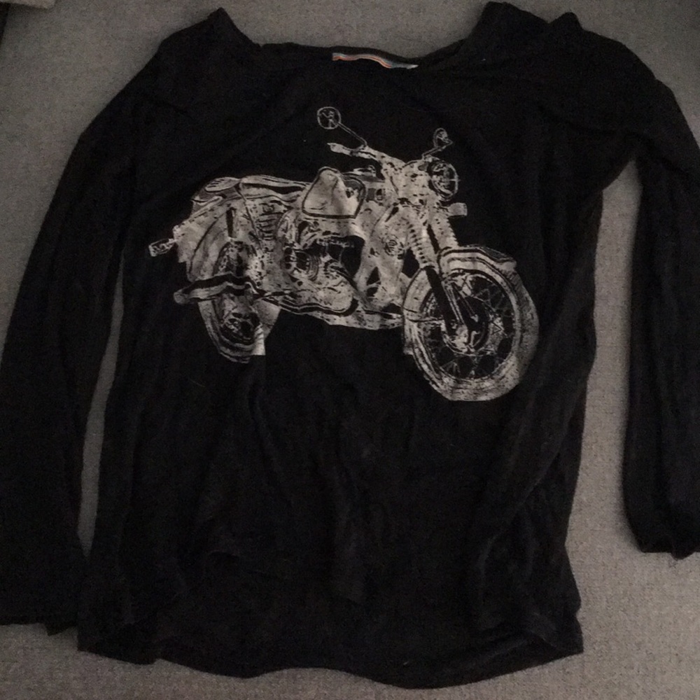 This is a long sleeve vintage havana shirt.